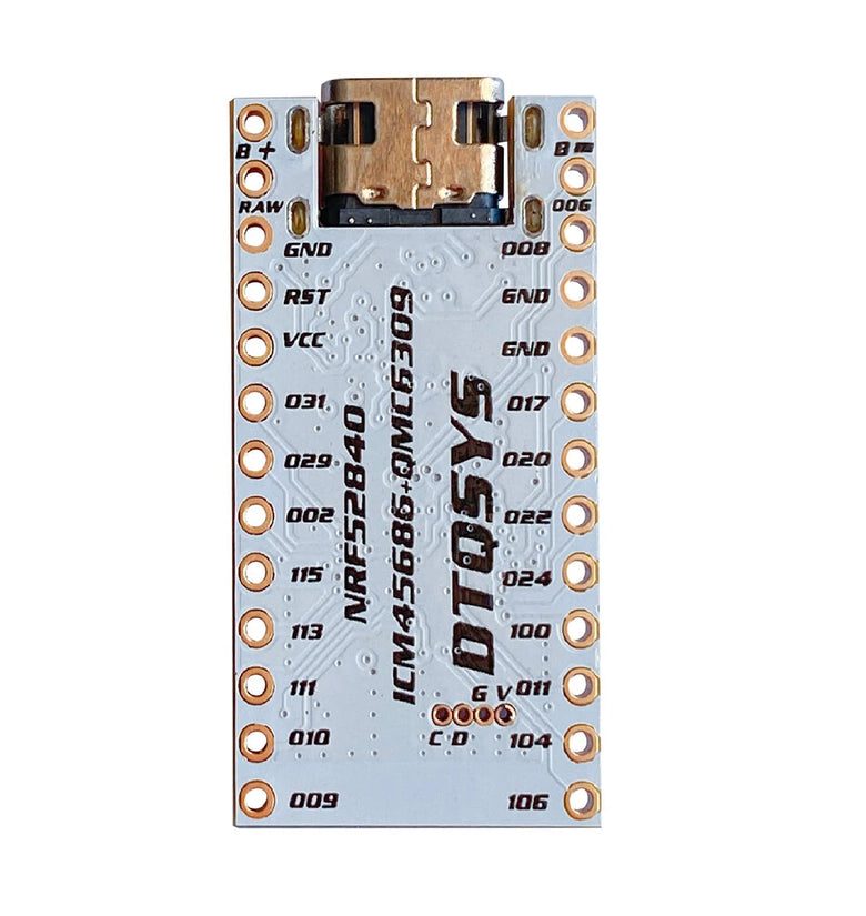 NRF52840 Module ICM45686 QMC6309 Motion Tracking Board 3 Axis Gyroscope Magnetometer SPI I2C Compatible with Keyboard Projects and SlimeVR Trackers