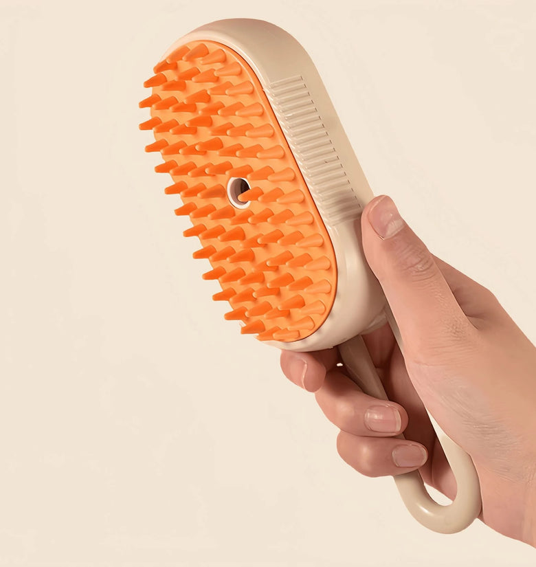 3-in-1 Electric Pet Deshedding Brush Water Dog Spray Comb Massage USB Charging Soft Silicone Teeth Pet Grooming Tool