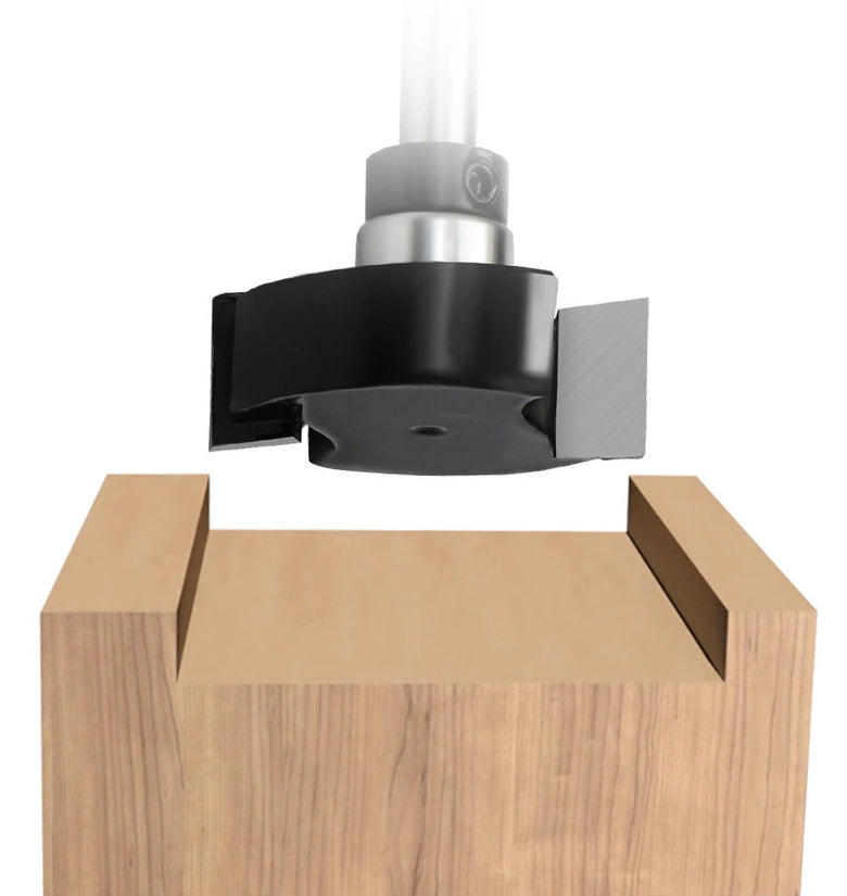 6mm 1/4-Inch Shank T Slot Router Bit Tungsten Carbide Cutter Woodworking Tool MDF Hardwood Composite Board Routing