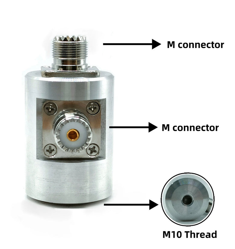MSK-04 M10 Thread Antenna Base Aluminum Alloy for Vehicle Antennas