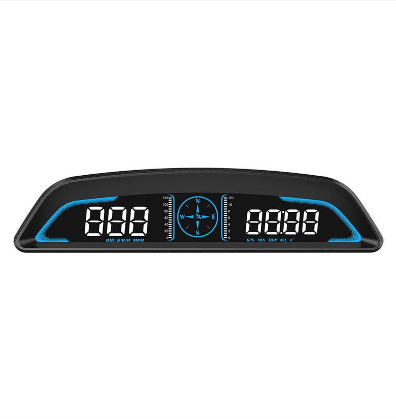 Digital GPS Speedometer Car HUD Head-Up Display Car High-Definition Gps Speed Alarm Odometer for All Cars