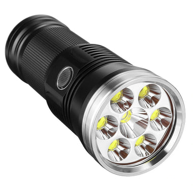 HAIKELITE HK07 XPH50.2 23000LM 6500K 7 LED Flashlight Super Bright 6 Modes Type-C Charging Searchlight Power Bank