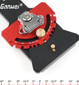 Ganwei Multi-angle Track Saw Rail Guide Track Saw Rail Square for Angled Cuts for Festool Rail System