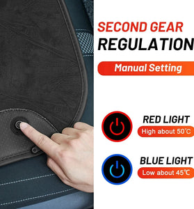 5V USB Heated Seat Cover Car Office Chair Electric Heating Car Seat Cushion Universal Winter Household Warm Seat Cushion