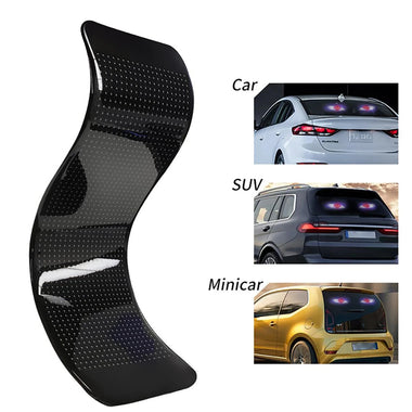2PCS Devil Eyes Lights APP Control LED Display USB Flexible Screen Panel for Car Back Window Dynamic Personalized Big Eye Lights Truck Windshield Remote bluetooth Control