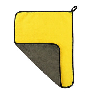 5PCS Multi-Purpose Cleaning Towel Car Home Dual-Use High-Density Coral Velvet Car Cleaning Towel Thickened Water-Absorbent Pet Rag