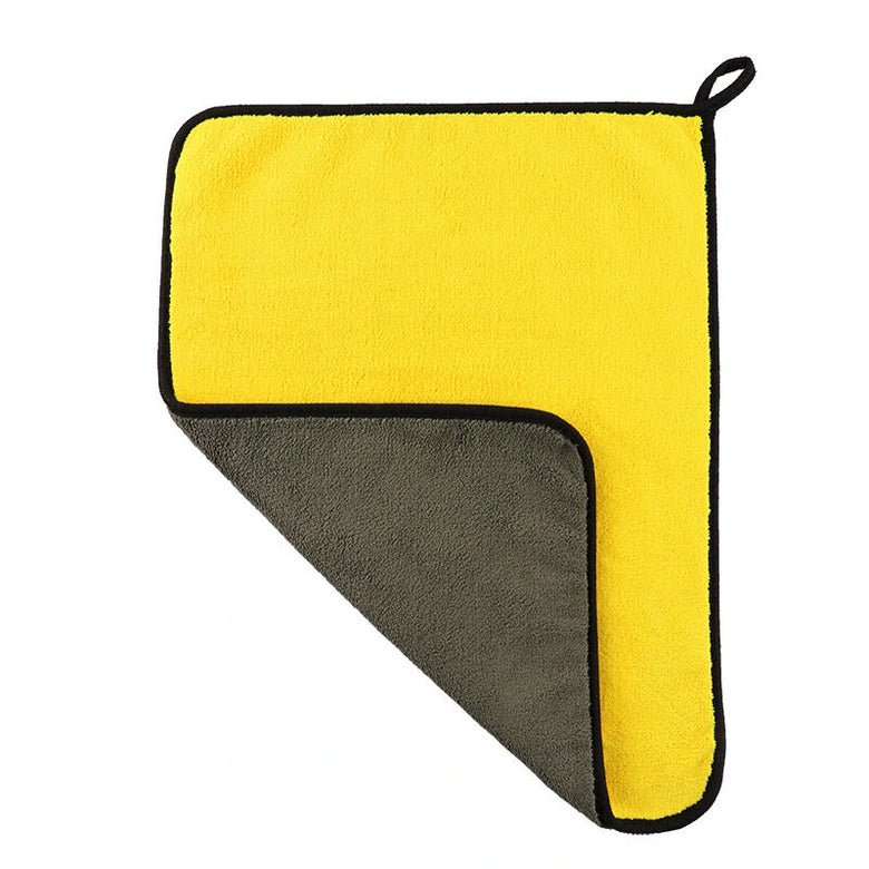 5PCS Multi-Purpose Cleaning Towel Car Home Dual-Use High-Density Coral Velvet Car Cleaning Towel Thickened Water-Absorbent Pet Rag