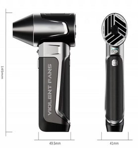 160,000RPM Peak Mini Turbo Fan Electric Dust Blower High Speed Brushless Motor 52m/s Wind 3 Speed Adjustable Handheld Violent Fan