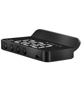 M1/M3 Auto HUD OBD2 Head Up Display Projection on Glass Car Speed Windshield Projector Speedometer Alarm Electronic Accessories