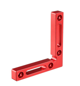Drillpro Upgrade Aluminium Alloy 90 Degree 120x120mm Precision Clamping Square Woodworking L-Shaped Auxiliary Fixture Machinist Square Positioning Right Angle Clamping Measure