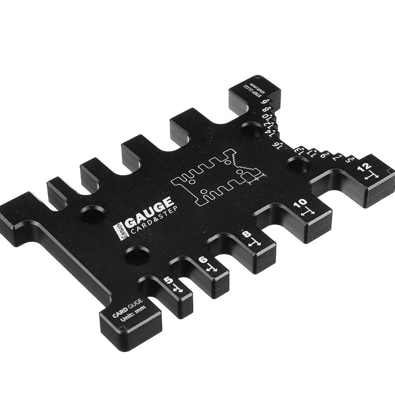 2 In 1 Mortise and Tenon Router Template Jig Miter Gauge Fence Box Jig Gauge Table Saw Step Height Depth Gauge