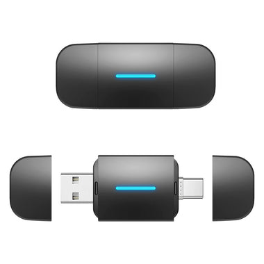 RHYTHM Wireless Carplay Android Auto 2In1 Smart Dongle Adapter 5GWIFI BT5.2 For 99% OEM Car Comes With USB & TYPE-C Interfaces