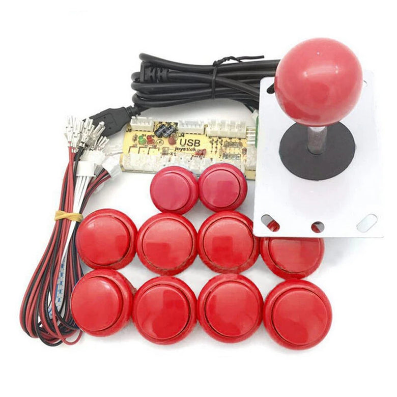 Retro Arcade Console Game Joystick Rocker USB Wired Fighting Controller Arcade Station for PS4 PS3 Switch