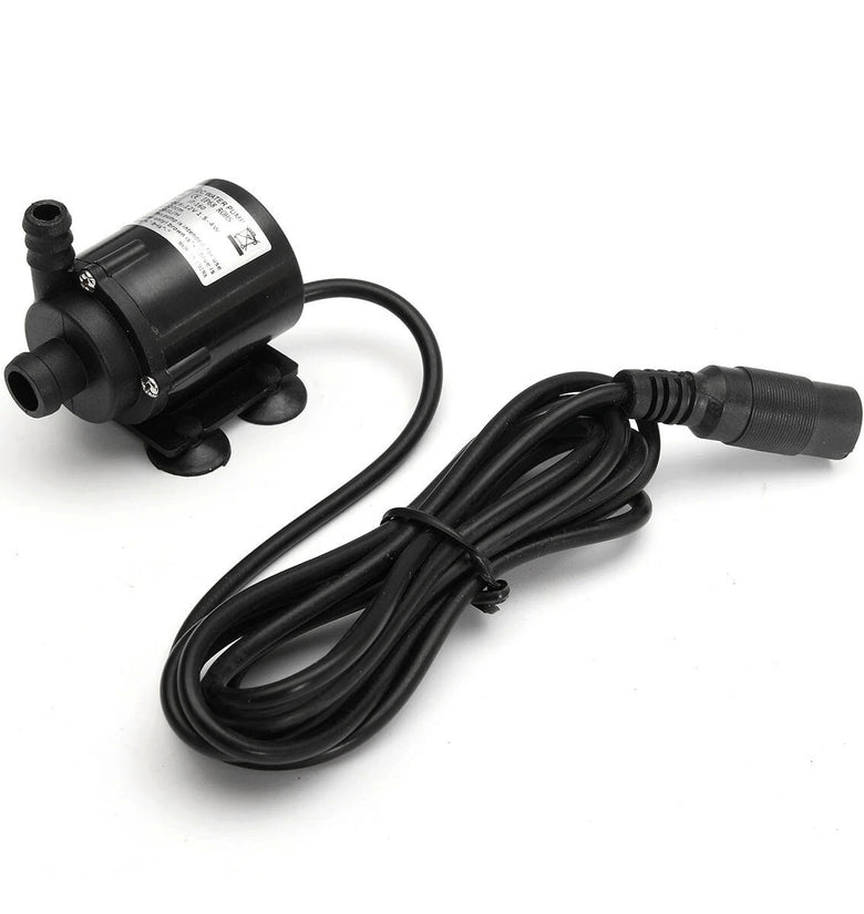 Ultra-Quiet 12V 280L/H Water Pump - Durable ABS Material, Long-Lasting with Over 20000 Hours Lifespan, Suitable for Tap, Ground, Seawater, Wide Temperature Range - Ideal for Efficient Water Extraction