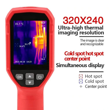 UNI-T UTi120S 120x90 Infrared Thermal Imager -20~400 Handheld Temperature Thermal Camera PCB Circuit Industrial Testing