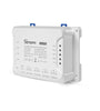 SONOFF 4CH PRO R3 AC100-240V 50/60Hz 10A 2200W 4 Gang WiFi DIY Smart Switch Inching Self-Locking Interlock 3 Working Mode APP Remote Control Switch Works with Alexa and Google Home