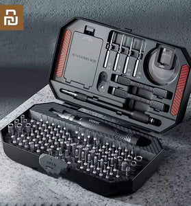 DELIXI 145 in 1 Precision Magnetic Screwdriver Set 132 Bits Mobile Phone Repair DIY Tool Kit with Storage Case