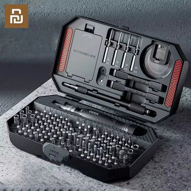 DELIXI 145 in 1 Precision Magnetic Screwdriver Set 132 Bits Mobile Phone Repair DIY Tool Kit with Storage Case