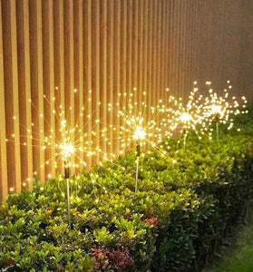 Outdoor Solar Lights 90/120/150LEDs Solar Firework Lamp Garden Decoration Outdoor Lawn Light New Year Christmas Lights