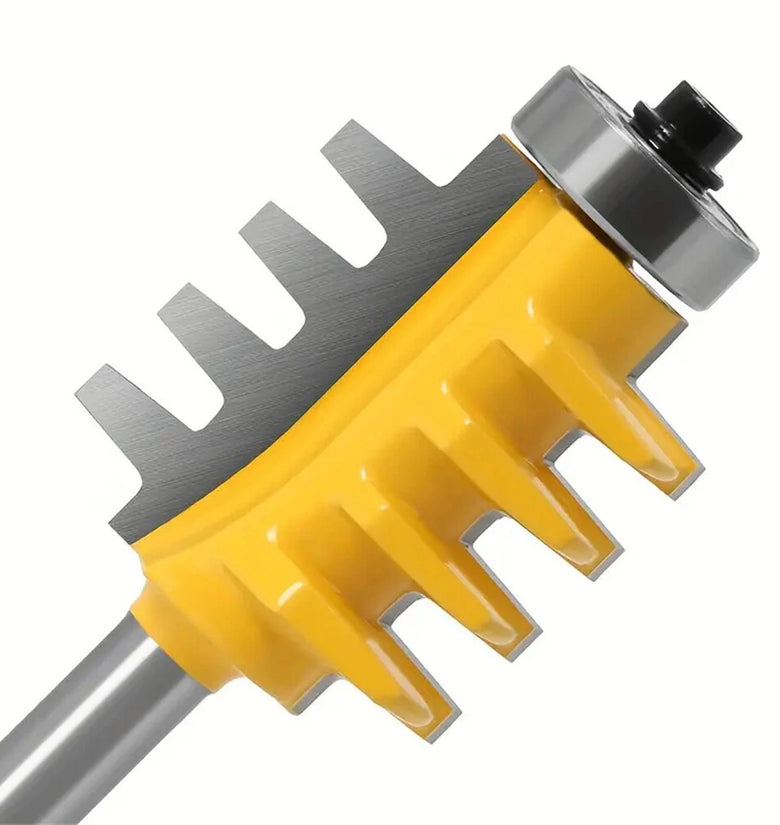 1pc 6.35mm 12.7mm 1/2inch 1/4 Inch Shank Rail Reversible Finger Joint Glue Router Bit Cone Tenon Woodwork Cutter Power Tools Wood Router Cutter