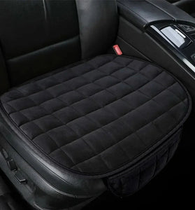 Universal Car Front Seat Cover Set Winter Plush Set Non-slip Plush Seat Cover Winter Warm Seat Cushion Anti Slip Front Chair Seat Breathable Pad Car Seat Protector