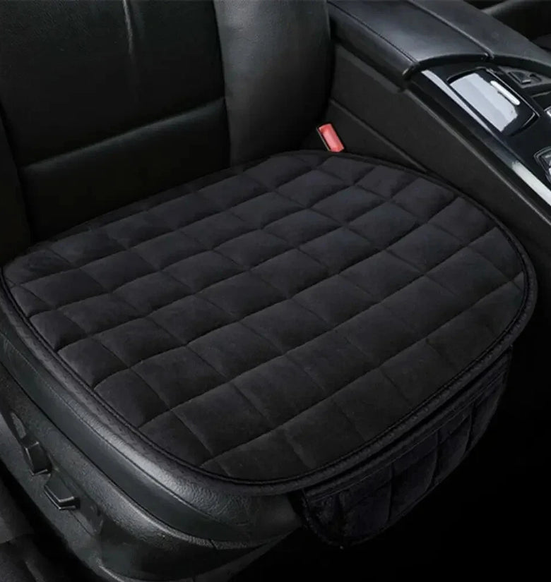 Universal Car Front Seat Cover Set Winter Plush Set Non-slip Plush Seat Cover Winter Warm Seat Cushion Anti Slip Front Chair Seat Breathable Pad Car Seat Protector