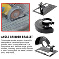 Angle Grinder Base Balance Bracket Adjustable Thickened Base Woodworking Protection Holder Cutting Steel Diy Tools Base Plate