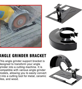 Angle Grinder Base Balance Bracket Adjustable Thickened Base Woodworking Protection Holder Cutting Steel Diy Tools Base Plate
