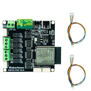 MakerbaseMKS ESP32 FOC Brushless Motor Driver Board Dual-Channel Current Loop Open Source Wireless Controller Module