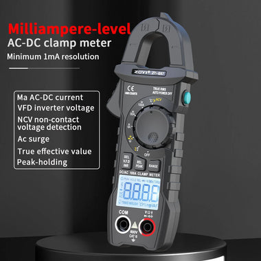 ZT-QS7 Clamp Meter High Precision AC/DC Current Volt Meter with True RMS 6000 Counts Digital Multimeter Auto Range Handheld Measurement Tool