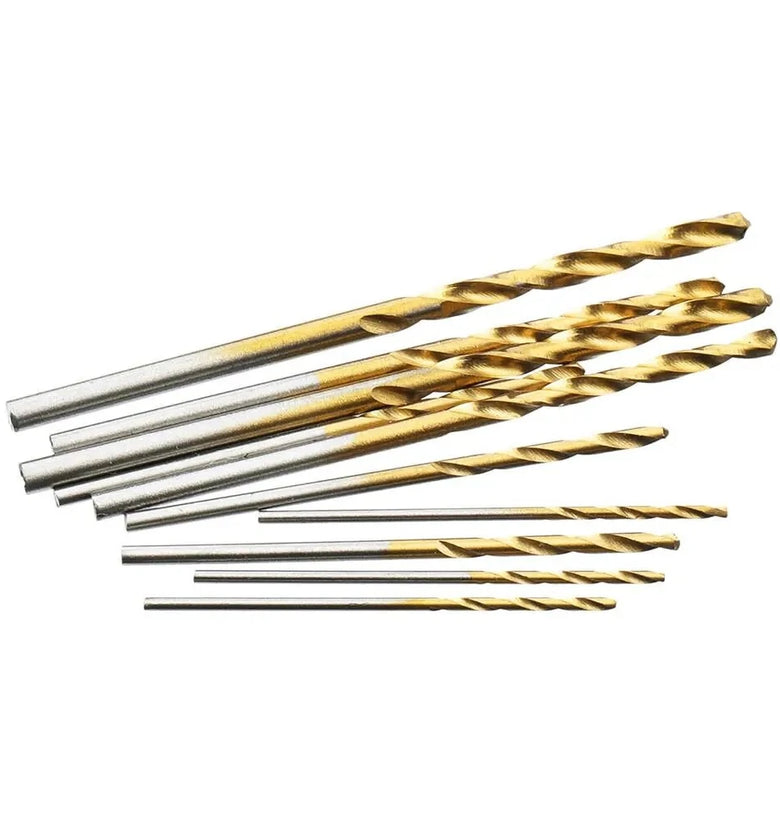 60PCS 1/1.5/2/2.5/3/3.5mm High Speed Steel Twist Drill Bit Professional Titanium Coated Drill Bit Tools Quality Power Tools