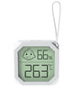 Mini Temperature and Humidity Meter Accurate Readings Comfort Indicators Versatile Placement -20-60 20-99% Humidity Black White Options