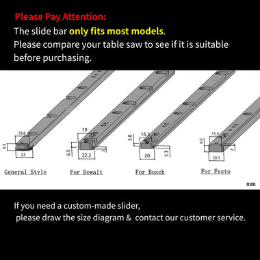 HONGDUI HD-TB01 Precision Miter Gauge 0-70 Degree Woodworking Table Saw Push Handle 70 Angles Assembly Angle Ruler with Quick 0 22.5 45 67.5 Setting