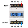 SINOTIMER DTS6619 New Model 100A LCD Digital Display with Backlight Power Meter in Energy Meters Smart Electric Meter 3 Phase Kwh Meter