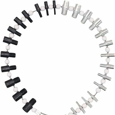 26PCS Thread Checker Set Metric and Inch Sizes Durable Comprehensive Coverage DIY Tool