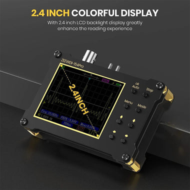ZEEWEII DSO154Pro Mini Handheld Digital Oscilloscope 154pro 40MSa/s Sampling Rate 18MHz Bandwidth PWM Signal Generator LCD Display