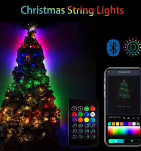 RSH 10m 100LED Smart LED String Lights Music Sync APP/Remote Control IP65 Waterproof for Christmas Tree Decor Holiday Decoration