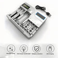 MS-5D889 18650 Battery Charger 7 Slots LCD Rechargeable Batteries Charging For 4.2V AA AAA 18650 26650 16340 Lithium Intelligent Charging