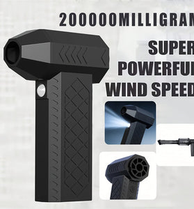AJ-C1 2-in-1 Cordless Blower Vacuum and Air Duster 4000mAh Brushless Motor Rechargeable Turbo Fan Adjustable Speed for PC Keyboard Car Home Garden Camping