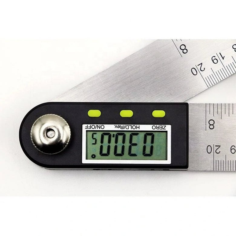 200/300/500mm 8'' Digital Meter Angle Inclinometer Angle Digital Ruler Electron Goniometer Protractor Angle Finder