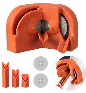 Electric Drill Bit Sharpener Multipurpose Drill Bit Grinding Sharpener for All Bits Drill Grinder Grinding Tool for High Speed Steel Masonry Carbide Cobalt & Tin Coated Bits