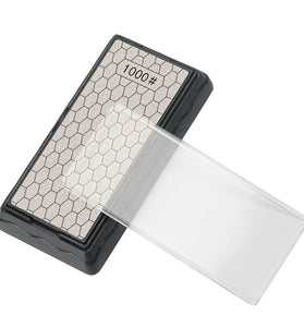 Double-Side Base Diamond Sharpening Stone Whetstone Grinding 400/600/1000/1200 Grit Sharpener