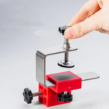 Adjustable Drawer Front Panel Installation Clamps Cabinet Hardware Jig Metal Cabinet Positioning Tool for Precise Fast Panel Fixing Woodworking Assembly