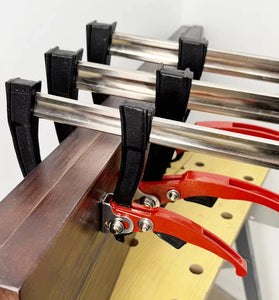 Quick Ratchet Parallel F Clamp Bar Clamp for Woodworking DIY Carpentry Hand Tool Gluing or Fixing Workpieces