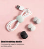 4Pcs/Pack Cable Winder Cable Organizer Clips Mouse Wire Headphone Holder USB Charger Holder Desk Tidy Organizer Wire Cord Protector