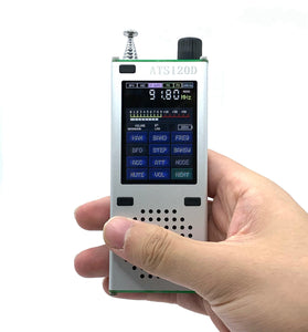 ATS120D SI4732+ESP32+Bluetooth+2.4 "Touch LCD FM,AM,LSB,USB Aviation Band Radio Receiver