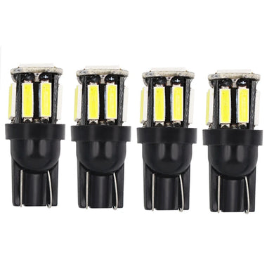 4 Pack 10-7020 SMD Car Clearance Bulbs T10 LED 194 168 Wedge Replacement Reverse Dashboard Light Bulbs License Plate Light