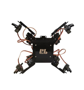 ESP32 QuadBot-TA Quadruped Biomimetic Spider Robot DIY Assembly Robot for Beginner Programming Learning STEAM Education 3DOF