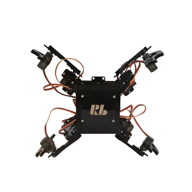 ESP32 QuadBot-TA Quadruped Biomimetic Spider Robot DIY Assembly Robot for Beginner Programming Learning STEAM Education 3DOF