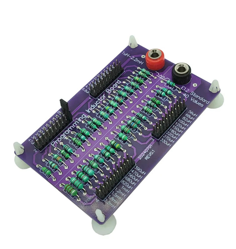 1uH to 2.2mH E12 Standard 40 Values Programmable Inductor Board